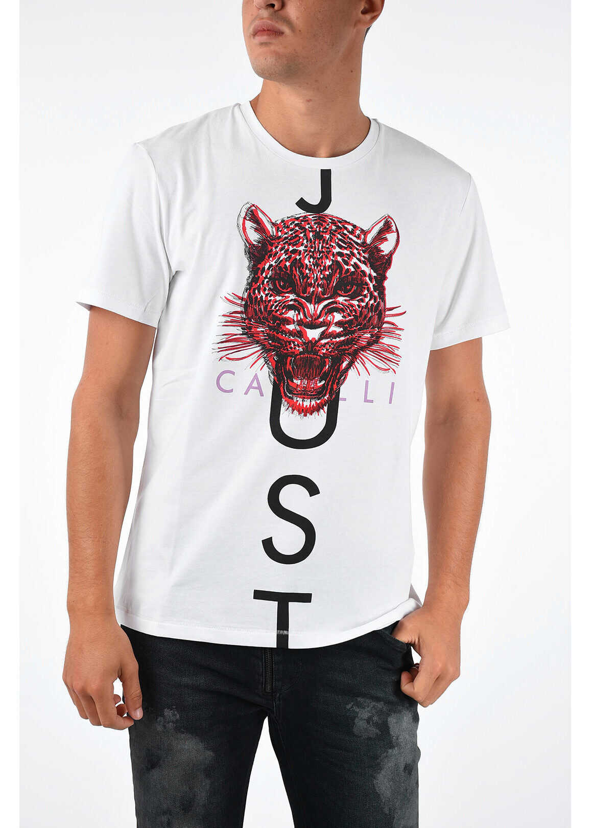 Just Cavalli Printed T-shirt WHITE