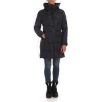 Geci de iarna Quilted Down Jacket In Black Femei