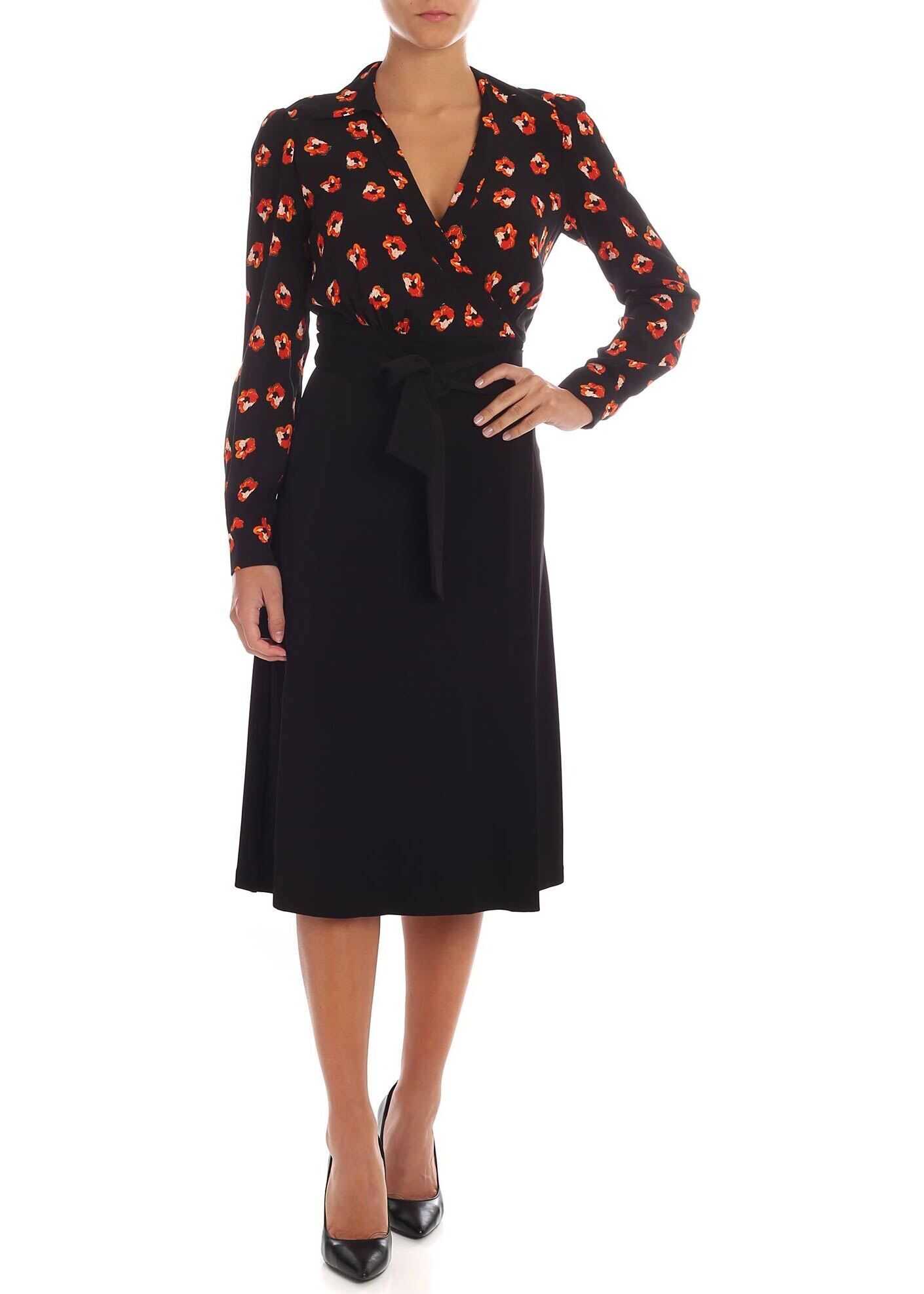 Diane von Furstenberg Angelina Dress In Black Black