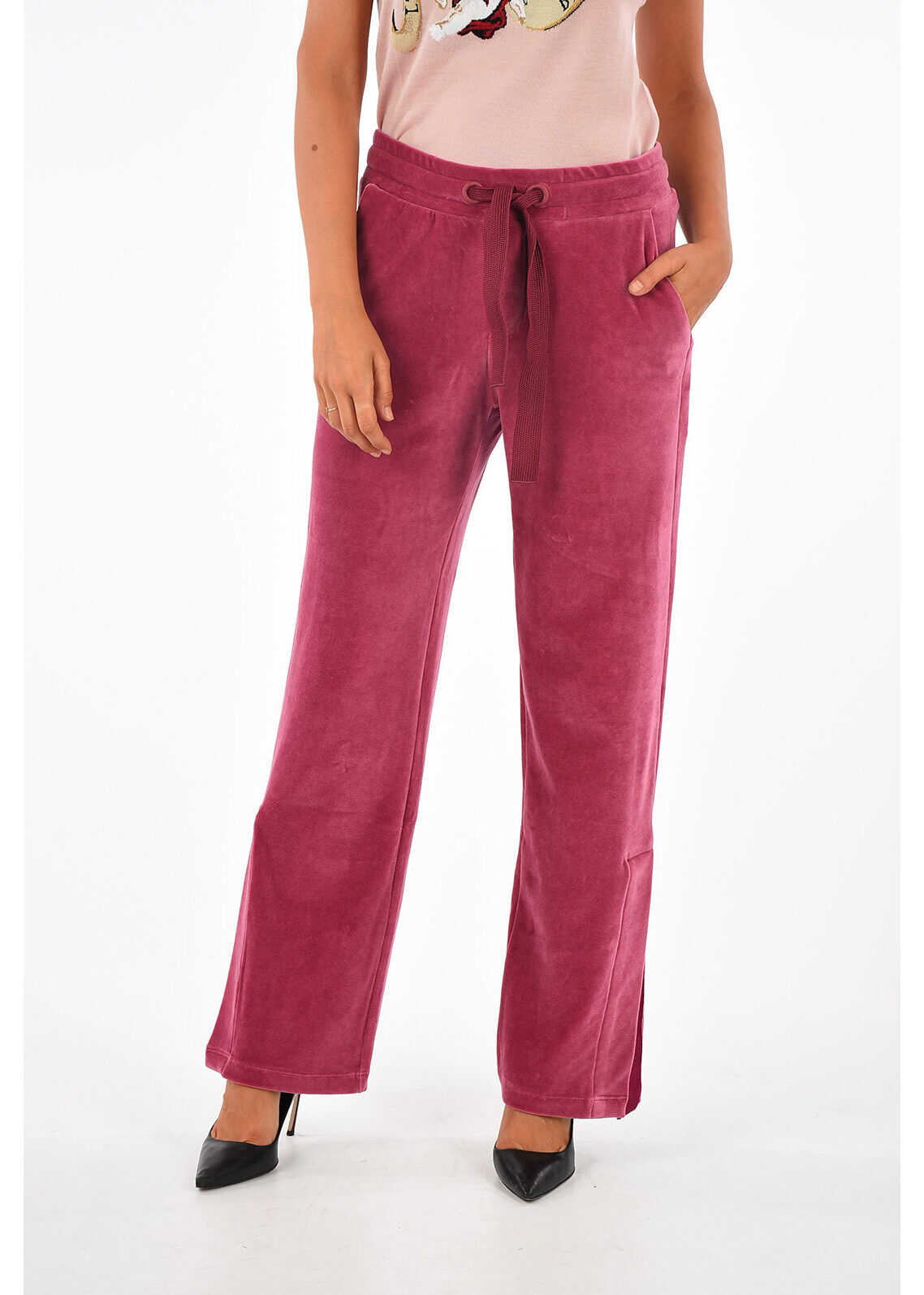 Moncler Cotton Virgin Wool Blend Pants PINK