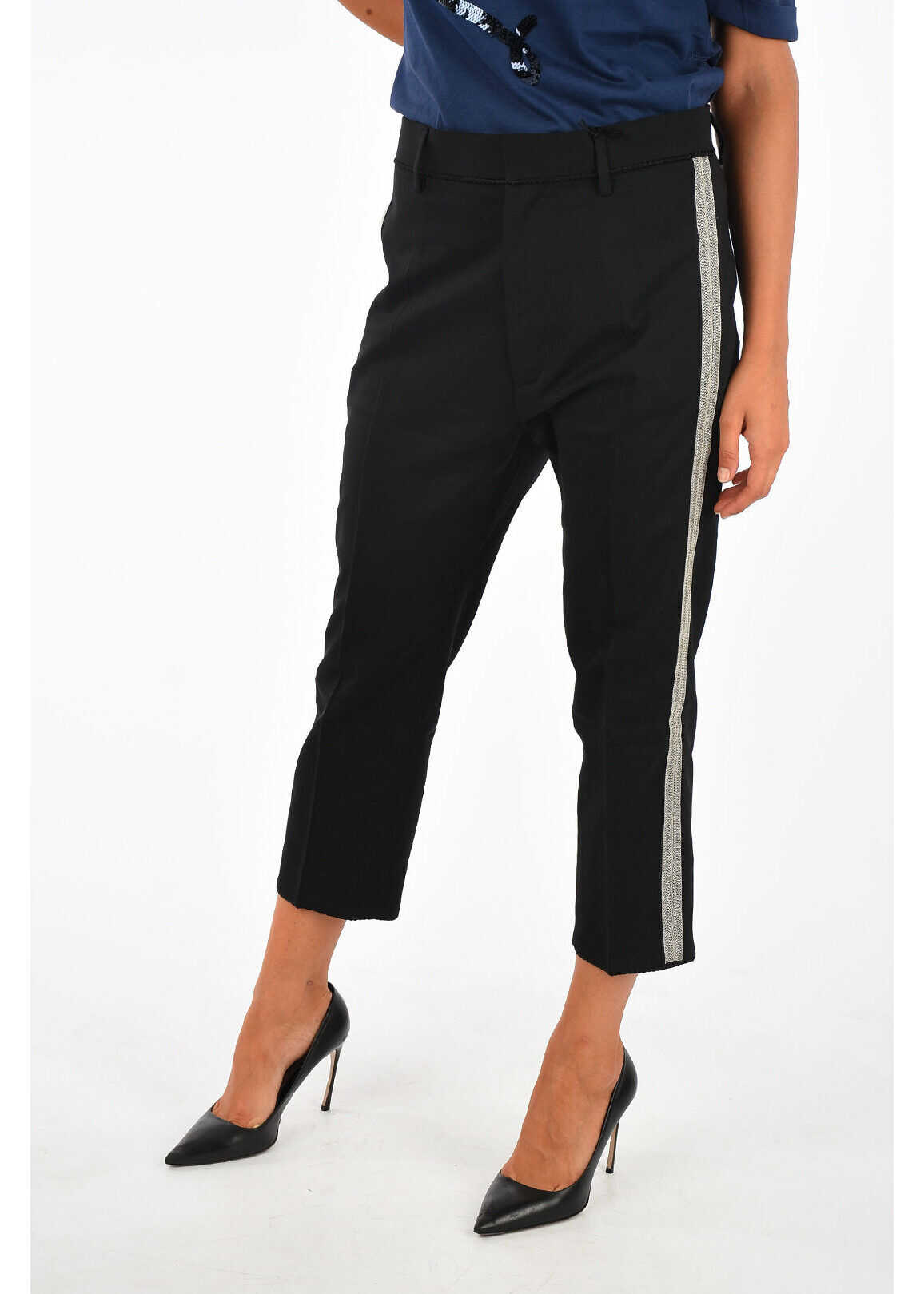 DSQUARED2 Virgin Wool DENNIS FIT Pants BLACK