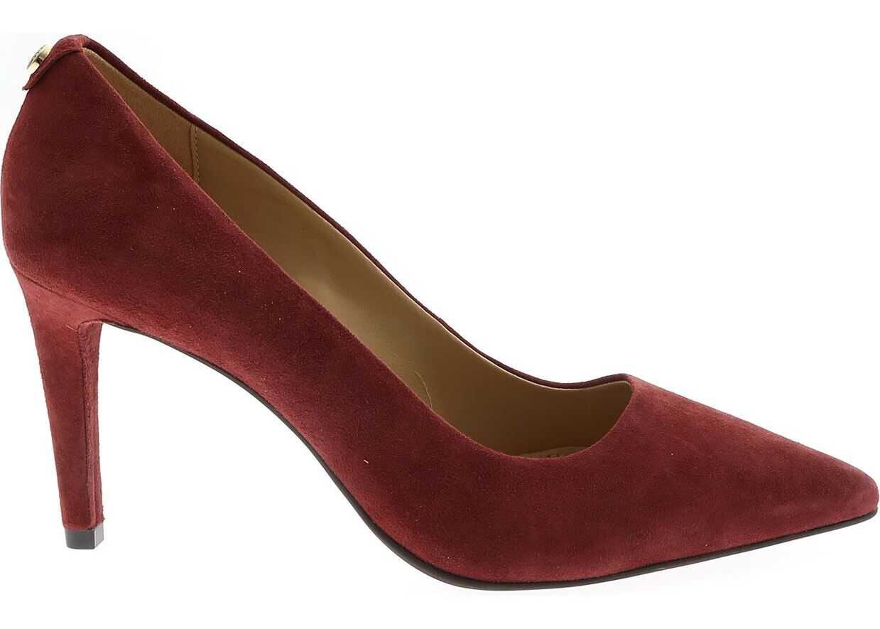 Michael Kors Doroty Pumps In Burgundy Red