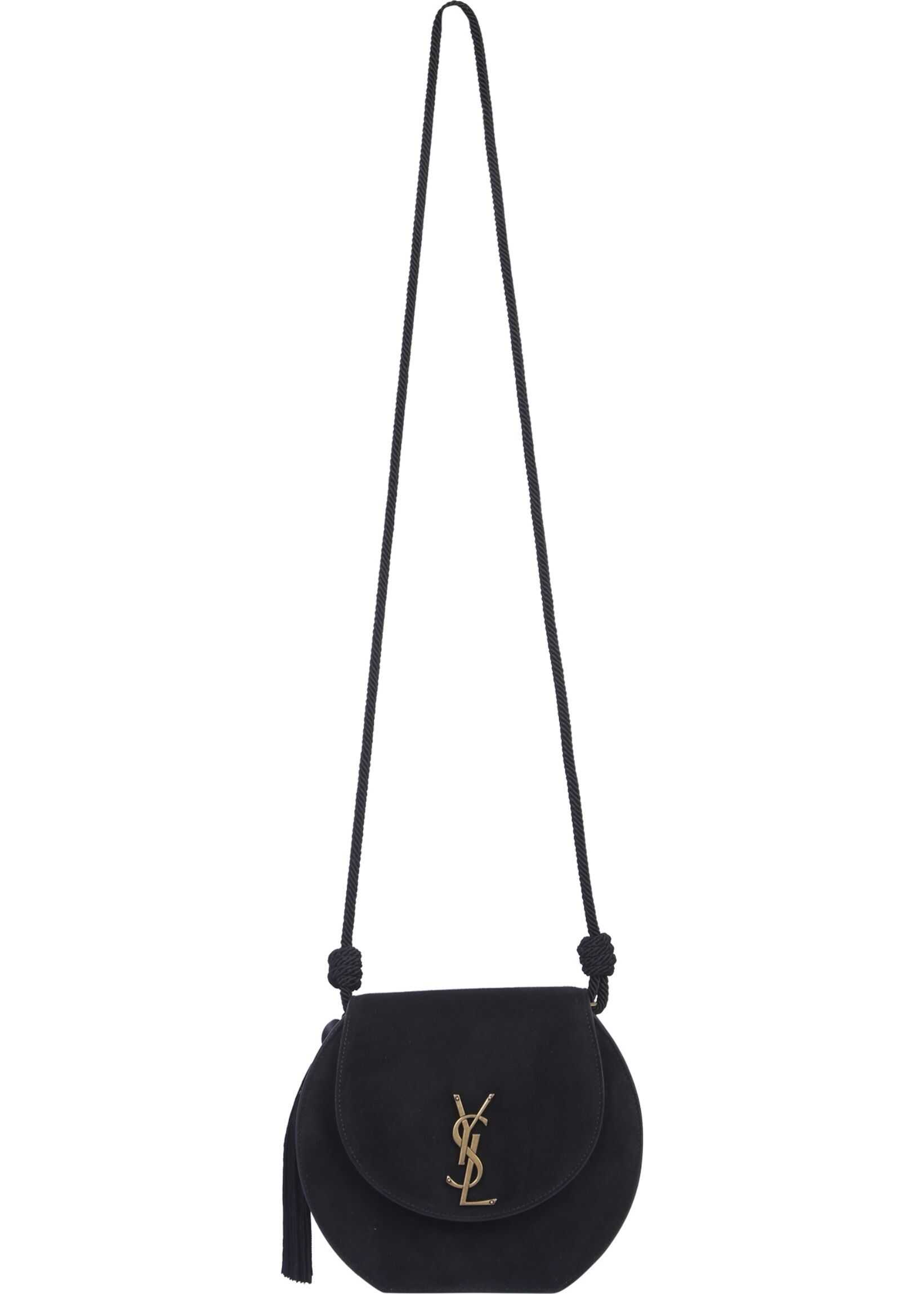 Saint Laurent Demie Lune Minaudière Bag BLACK