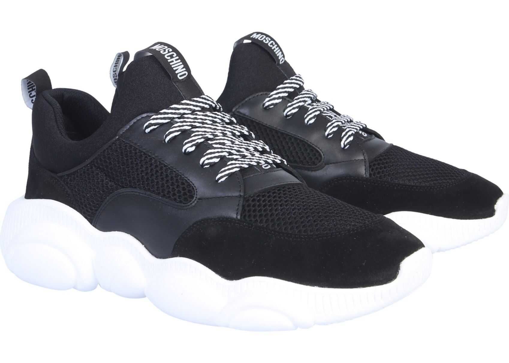 Moschino Teddy Run Sneaker BLACK