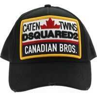 Sepci Dsquared2 Canadian Bros Cap In Black Barbati