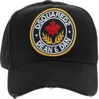 Sepci Dsquared2 Dean And Dan Cap In Black Barbati
