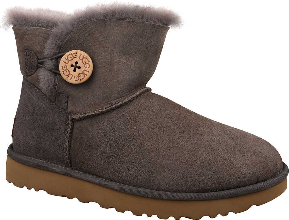 Bocanc UGG Mini Bailey Button II Brown