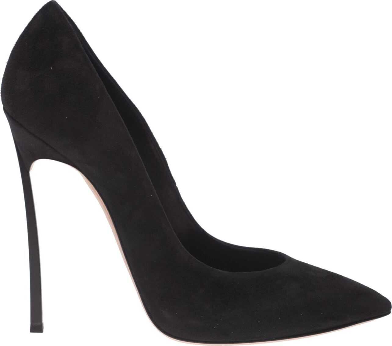 Casadei Blade Heel Pumps In Black Black