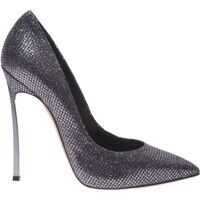 Pantofi cu toc Pumps In Silver Gray With Blade Heel Femei