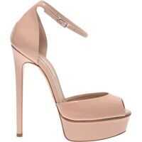 Pantofi cu toc Anckle Strap Pumps In Powder Pink Femei