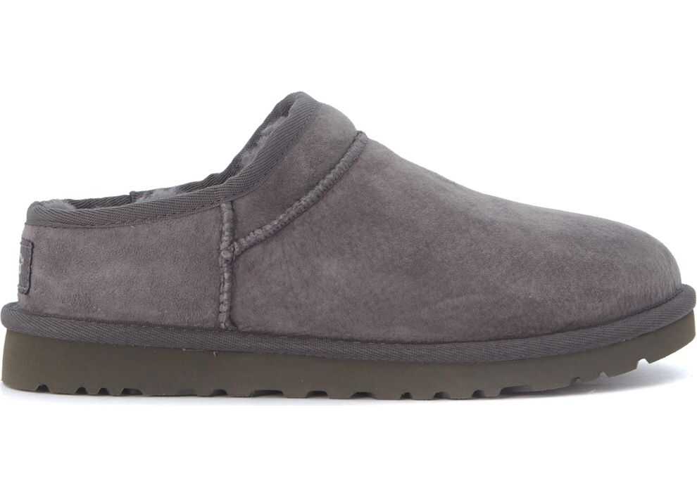 UGG Slip-On Ugg Classic Slipper Made Of Gray Suede Grey