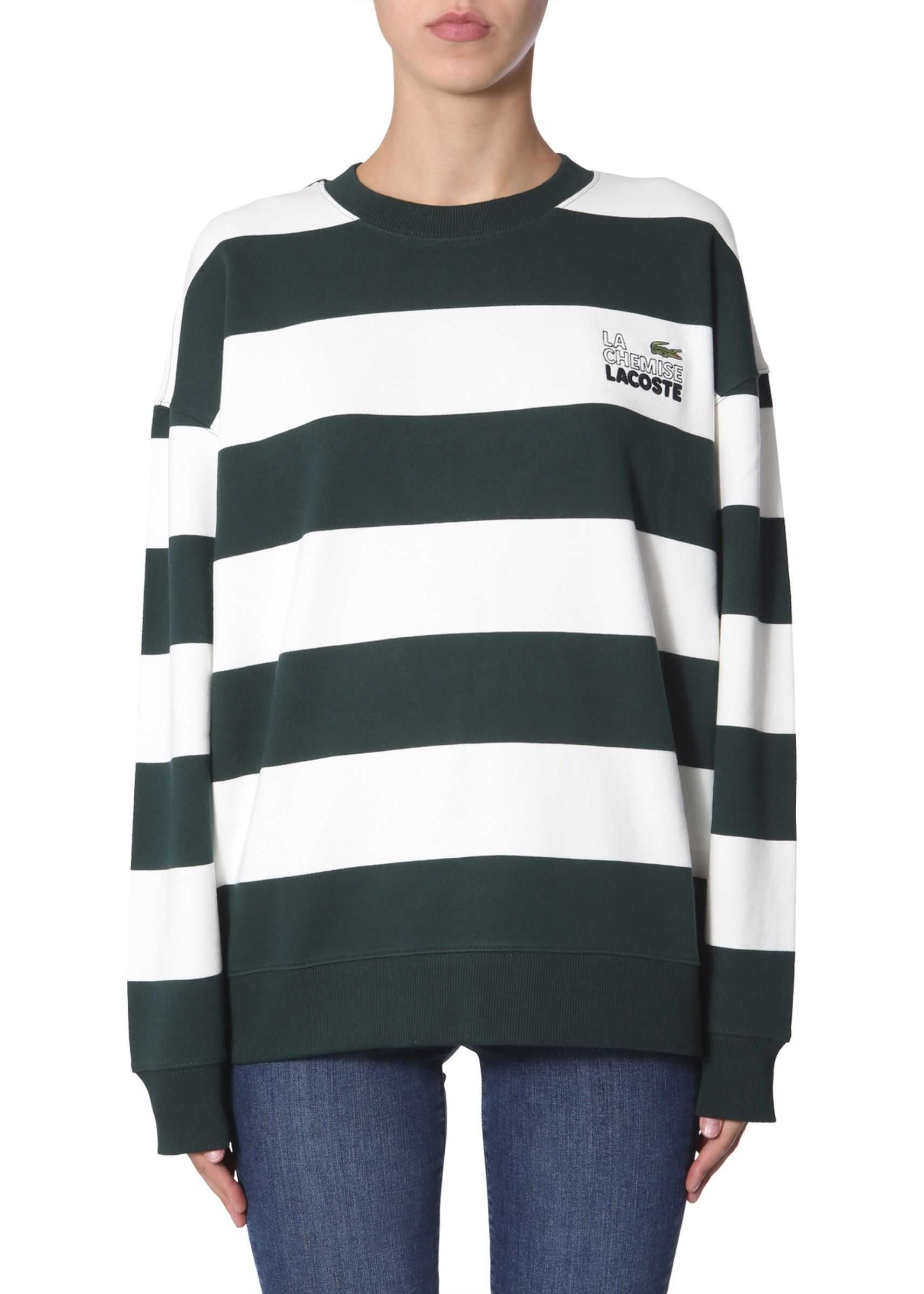 Bluza Lacoste Crew Neck Sweatshirt GREEN