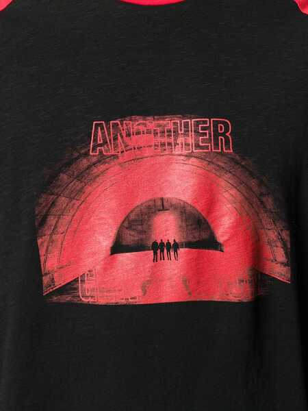 Tricouri Neil Barrett Round Neck T-Shirt BLACK Barbati (BM 7110659) 5