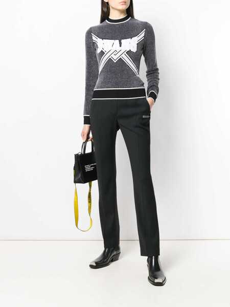 Pulovere Off-White Cropped Sweater CHARCOAL Femei (BM 7113938) 2