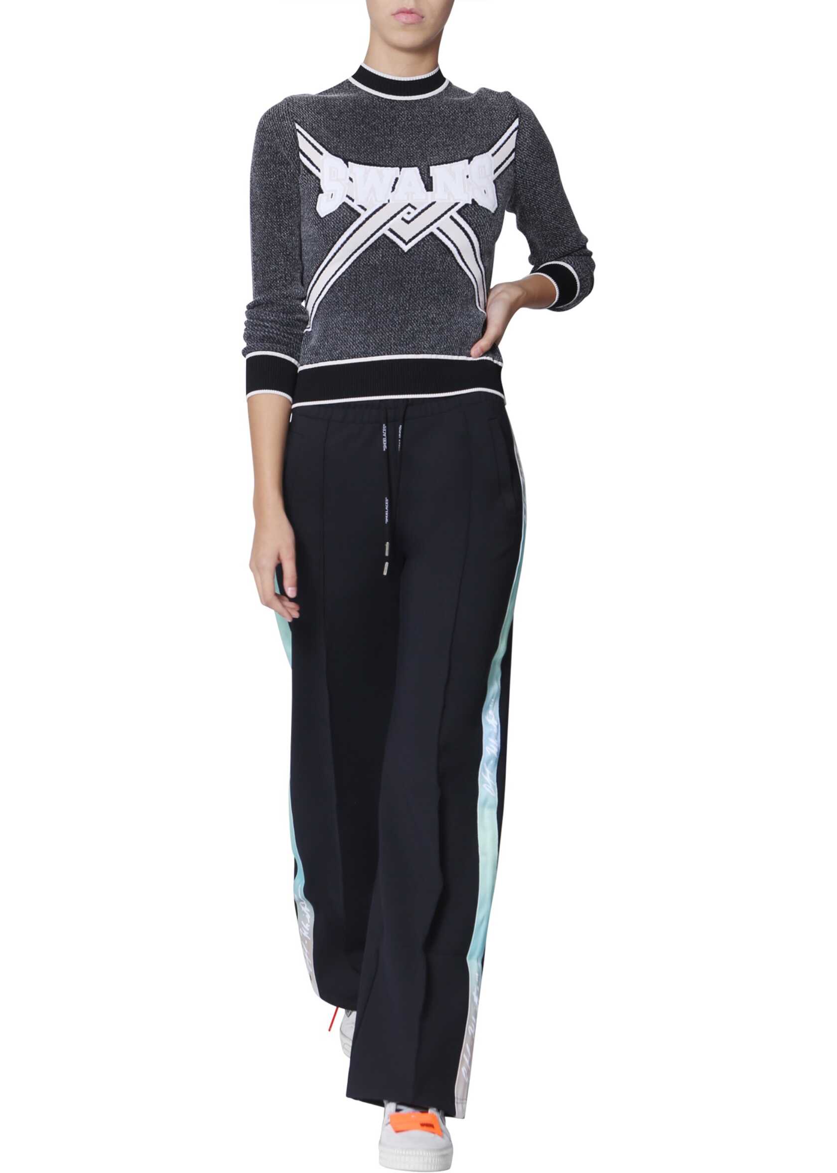 Off-White Cropped Sweater CHARCOAL image11