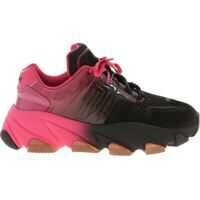 Sneakers Extasy Sneakers In Black And Fuchsia Femei