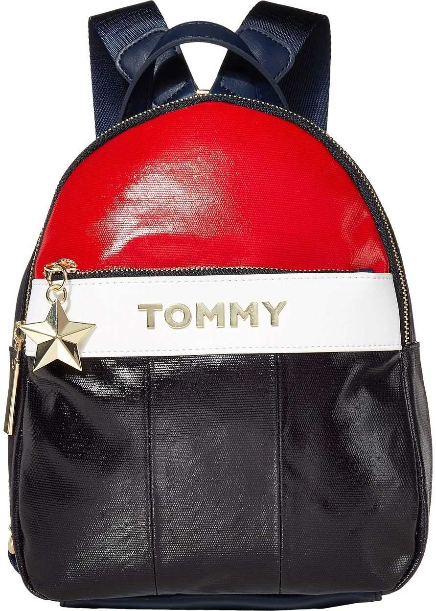 Tommy Hilfiger Peyton Small Dome Backpack Navy/Red/White