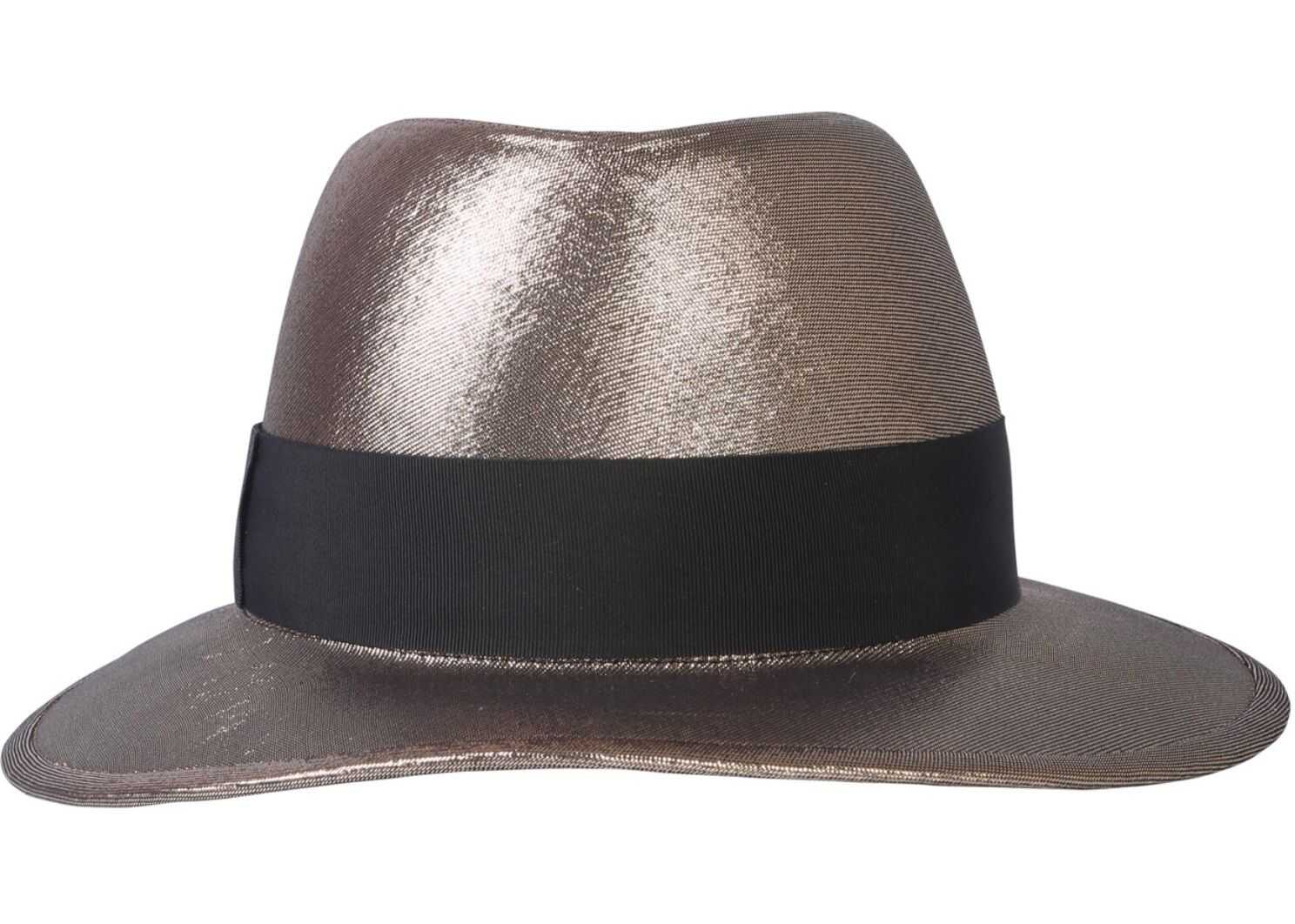 Saint Laurent Fedora Hat GOLD