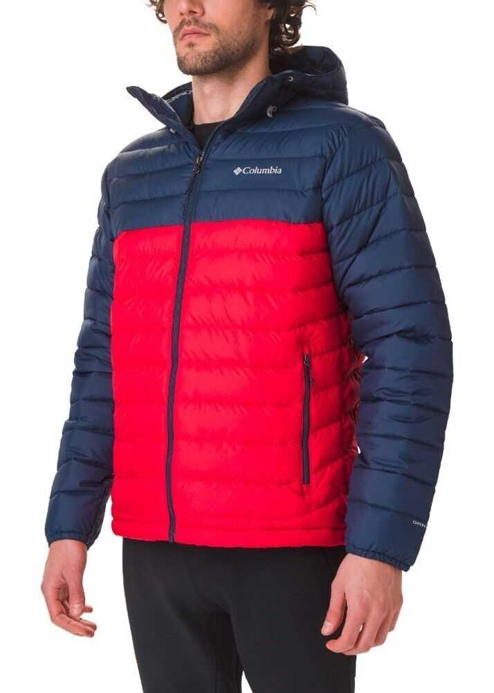 Columbia Powder Lite Hooded WO1151616 ROȘII/ALBASTRU MARIM