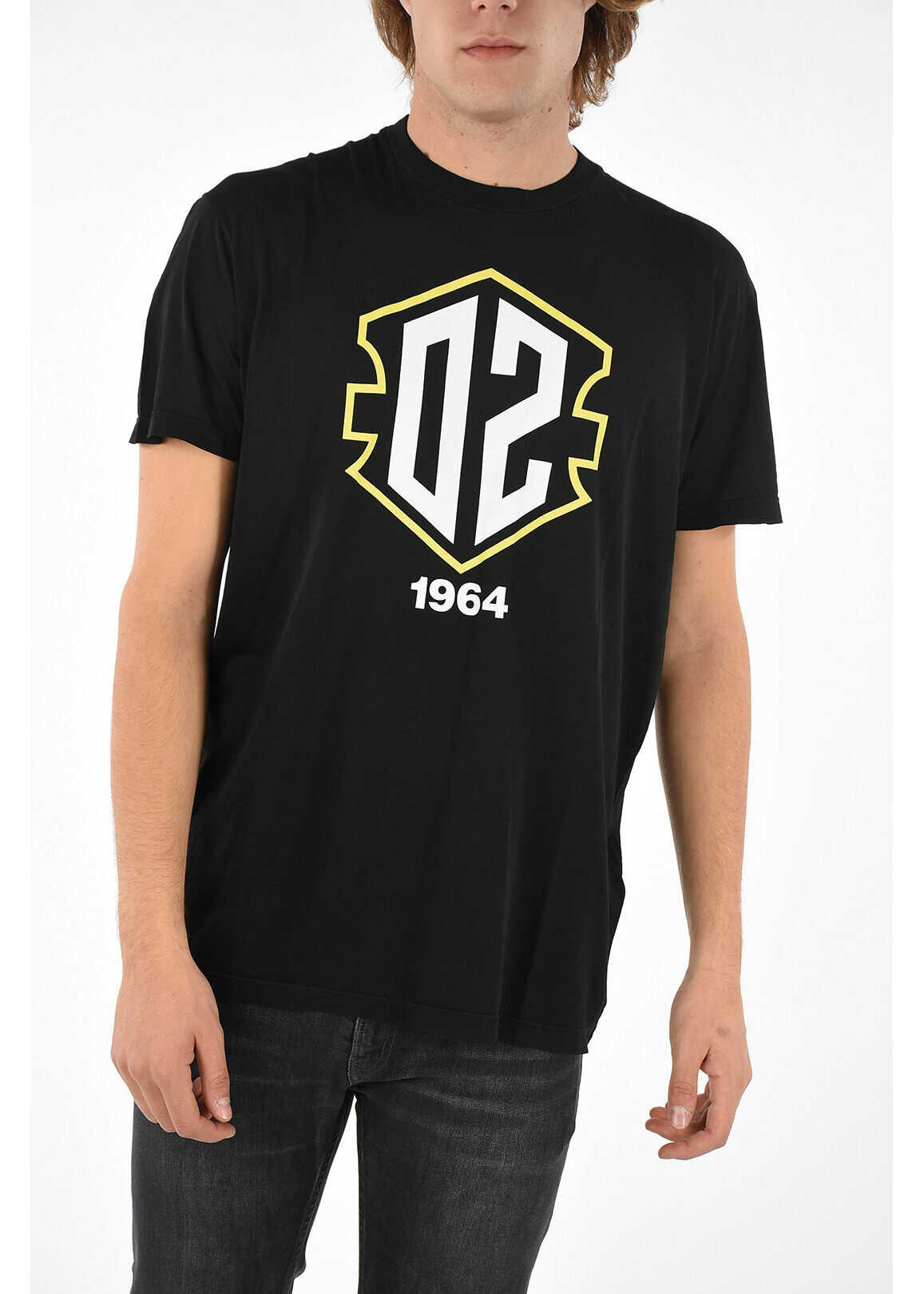 DSQUARED2 Printed Cool Fit T-shirt BLACK