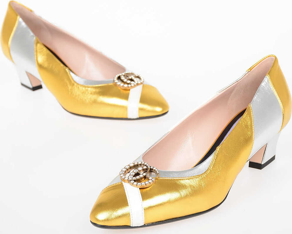 Gucci Gold Leather Loafer GOLD