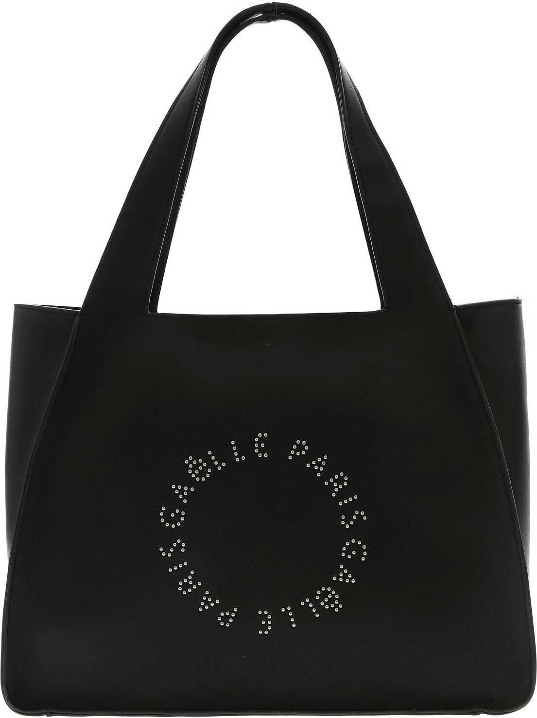GAëLLE Paris Studded Logo Bag In Black Black