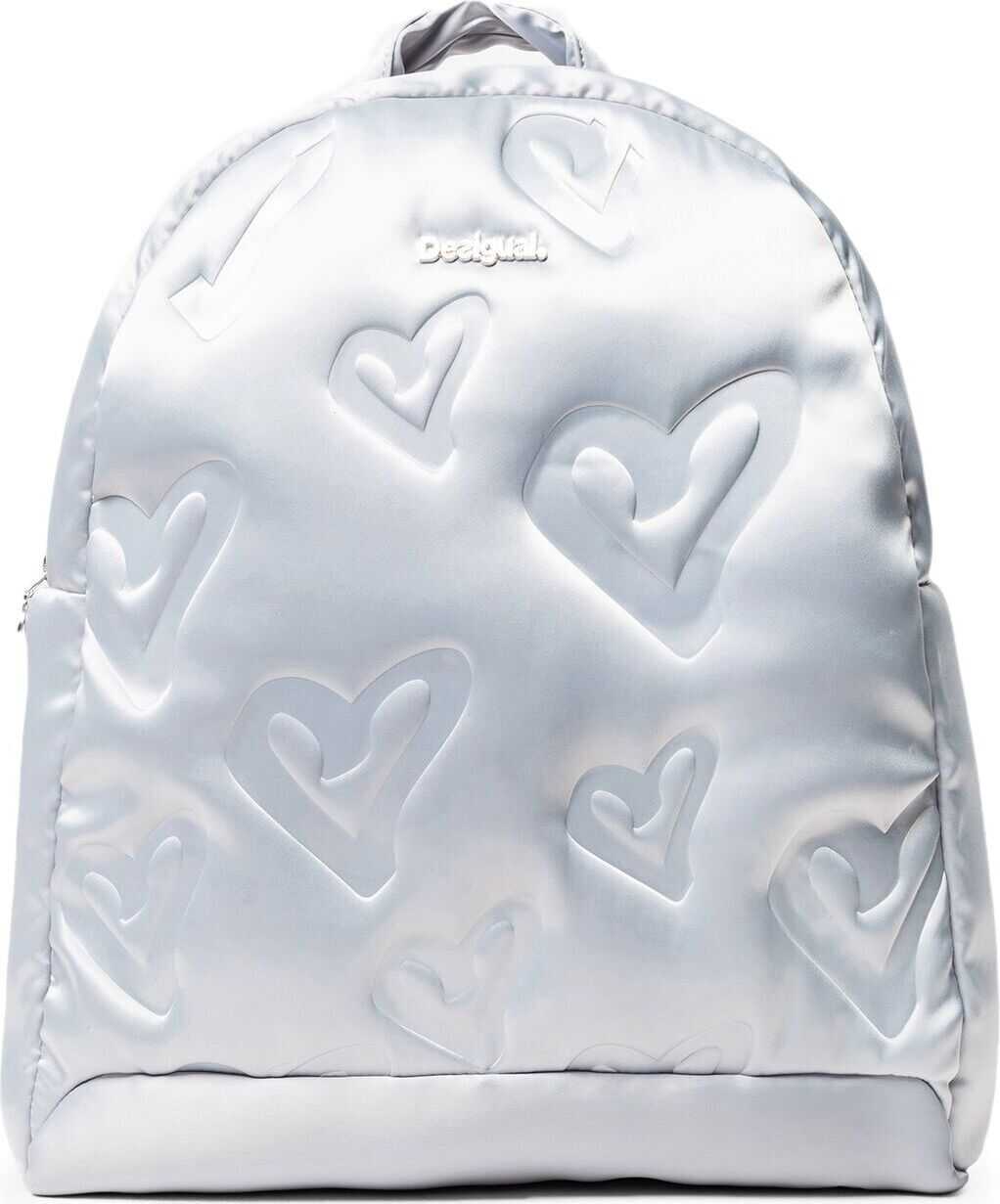 Desigual Polyester Backpack SILVER