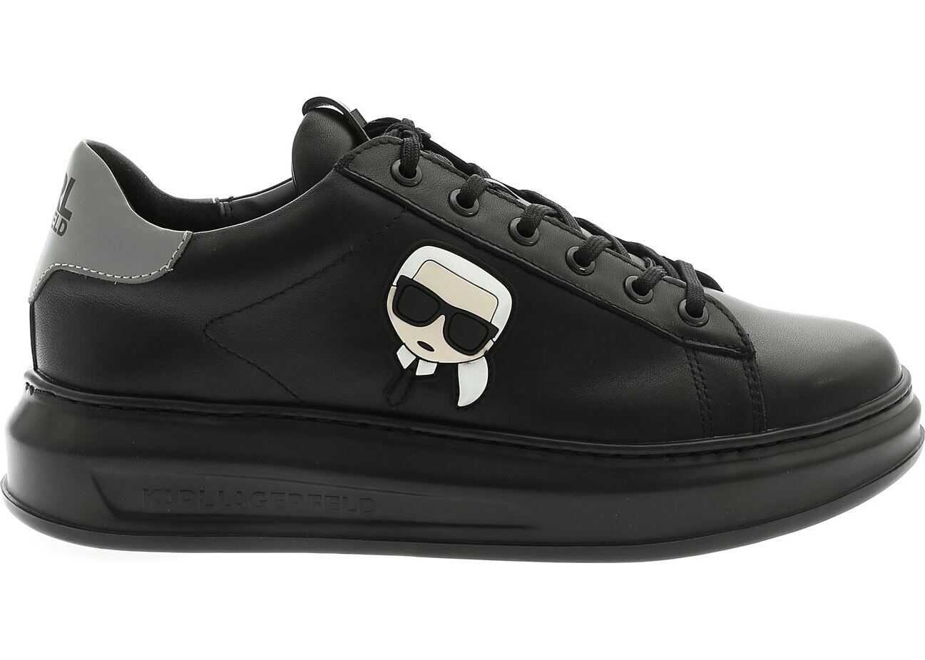 Karl Lagerfeld Kapri Sneakers In Black Black