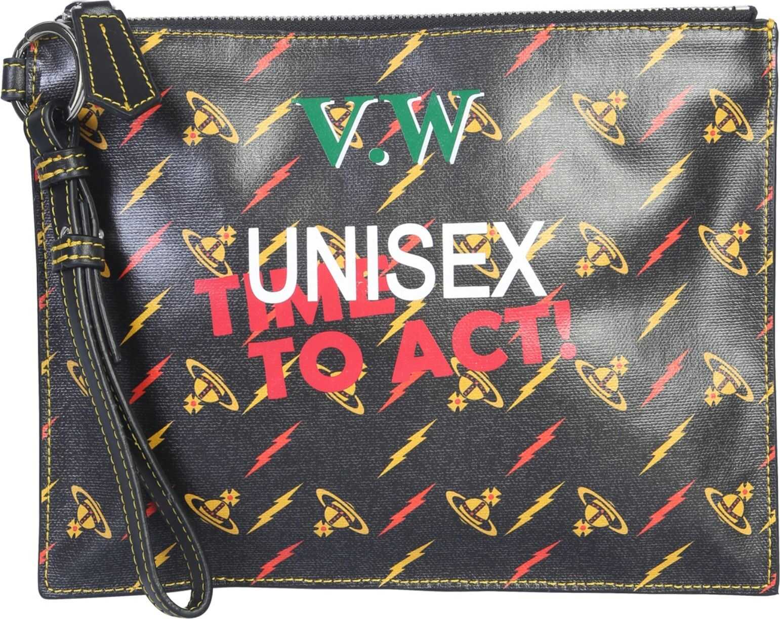 Vivienne Westwood Flat Colette Pouch BLACK