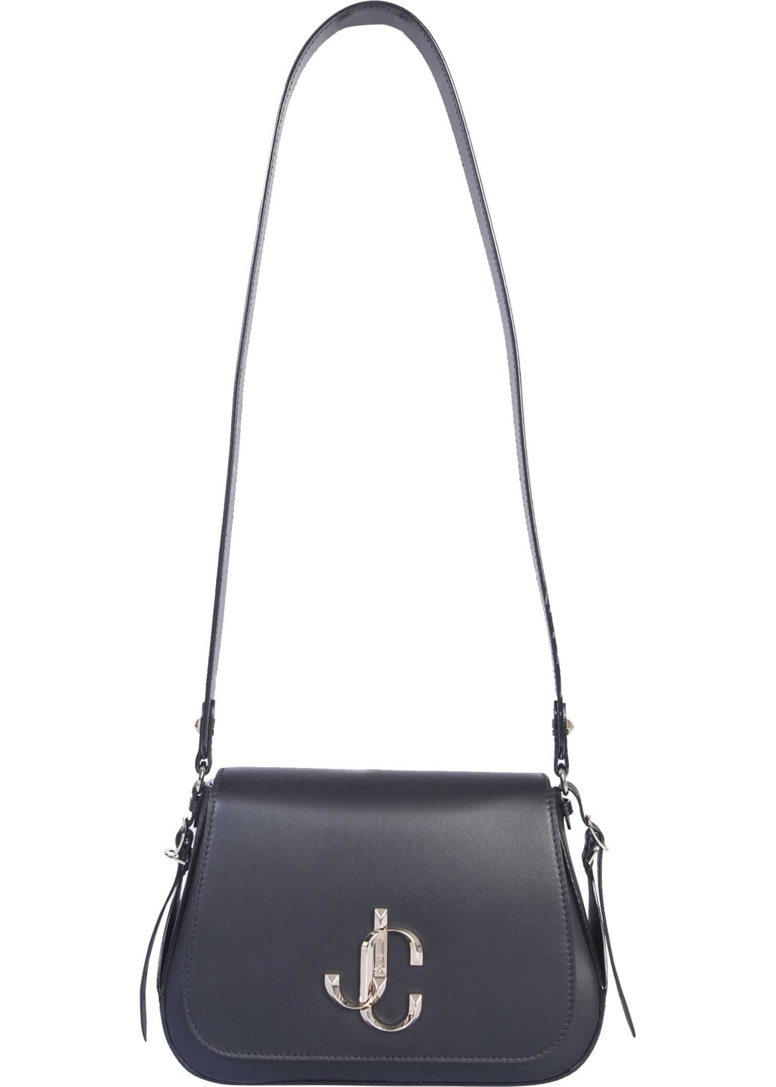 Jimmy Choo Varenne Shoulder Bag BLACK