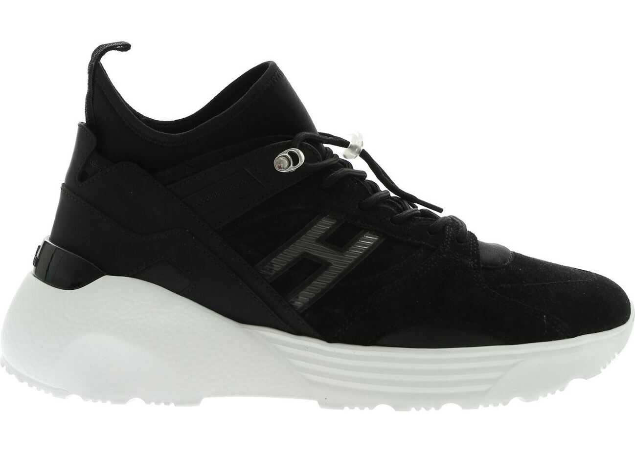 Hogan H443 Sneakers In Black Black