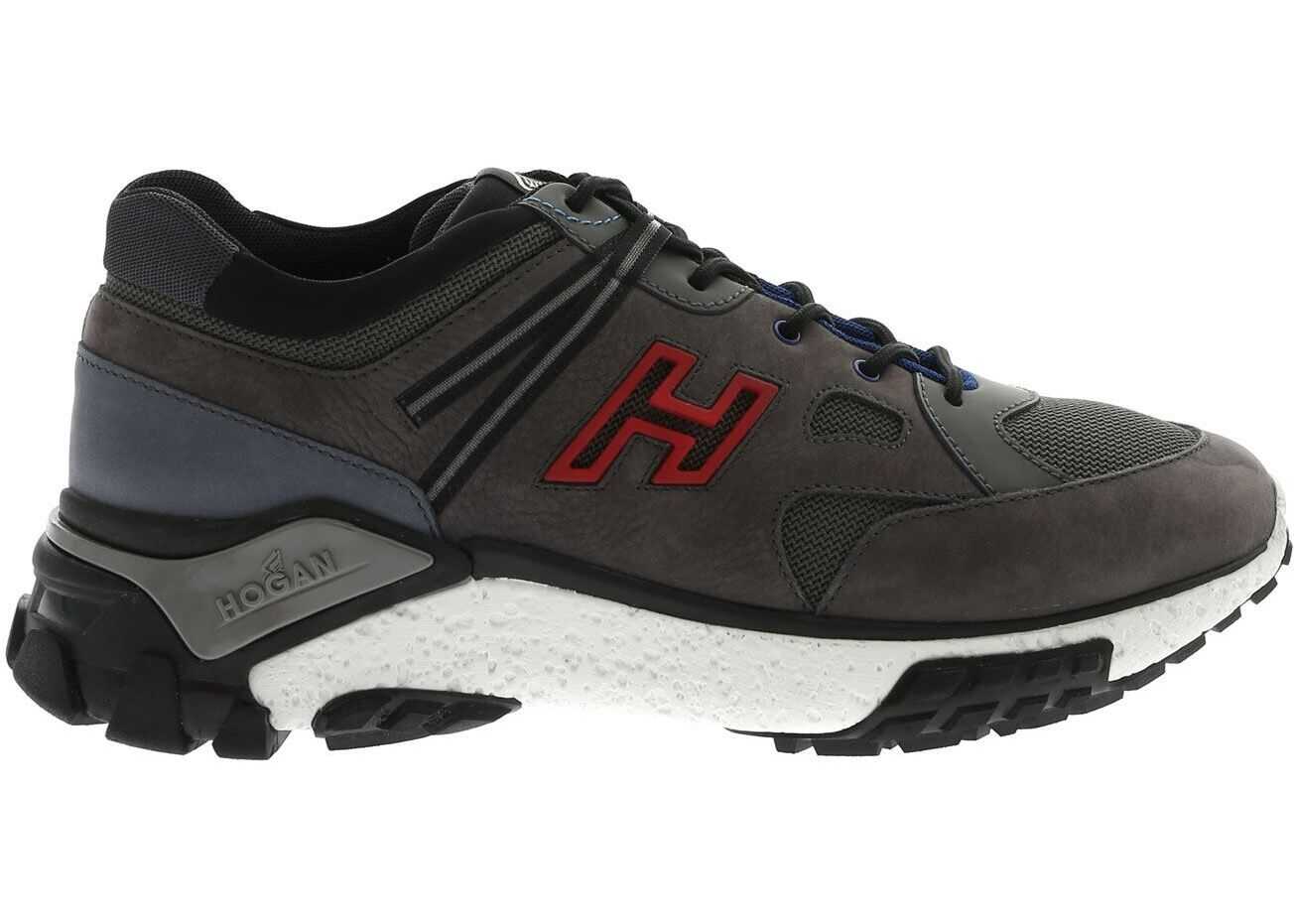 Hogan H477 Urban Trek Sneakers In Grey Grey