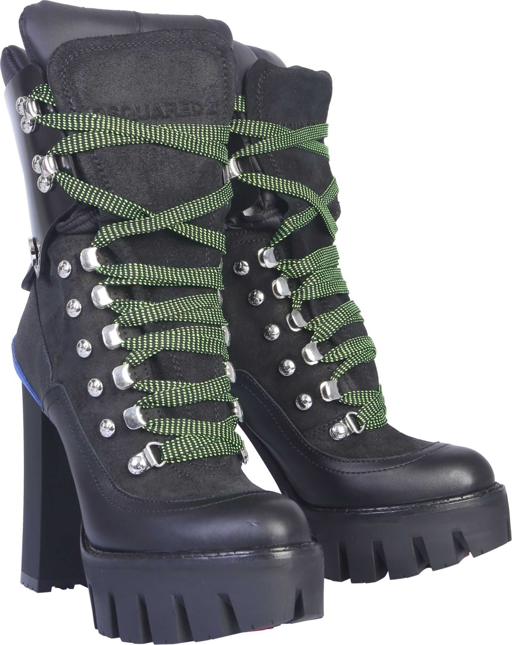 Cizma DSQUARED2 Boot With Heel BLACK