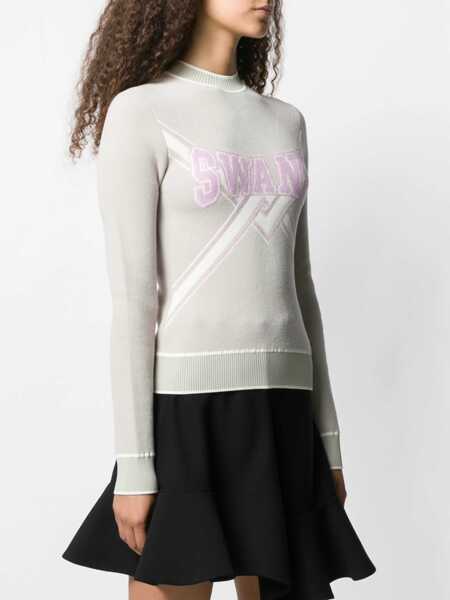 Pulovere Off-White Cropped Sweater GREY Femei (BM 7133855) 3