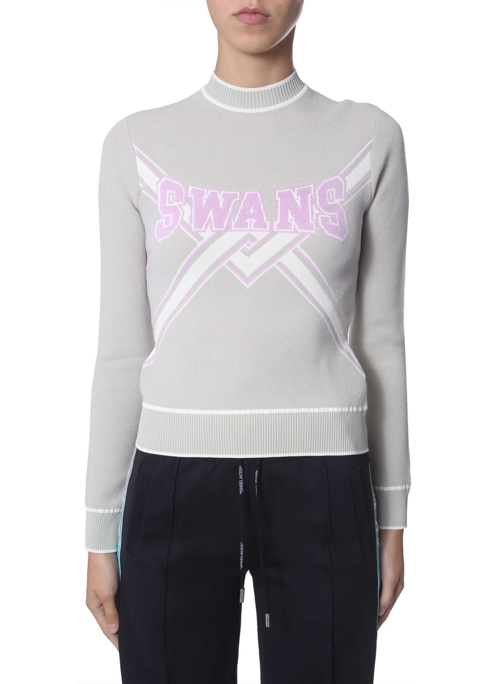 Off-White Cropped Sweater GREY image4