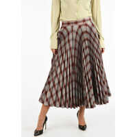 Fuste lungi 205W39NYC Checked Plissè Skirt Femei