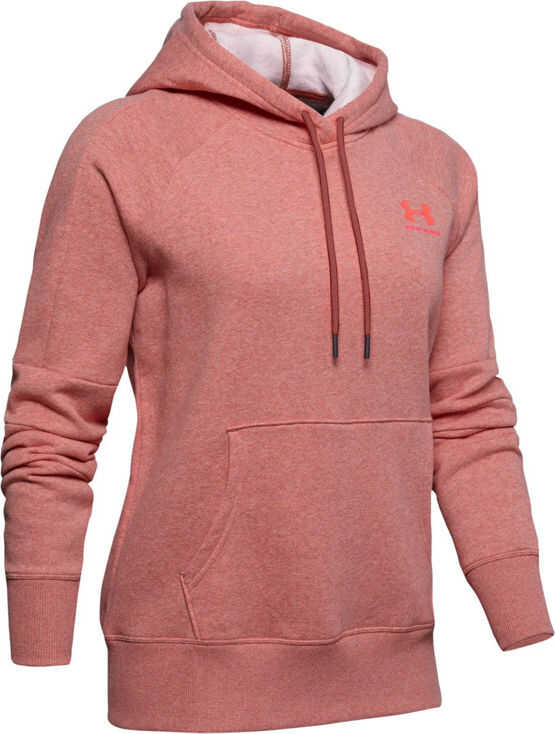 Under Armour Rival Fleece LC Logo Novelty Hoodie Pink