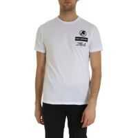 Tricouri Logo Patch T-Shirt In White Barbati