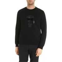 Bluze de trening K/Ikonik Print Sweatshirt In Black Barbati