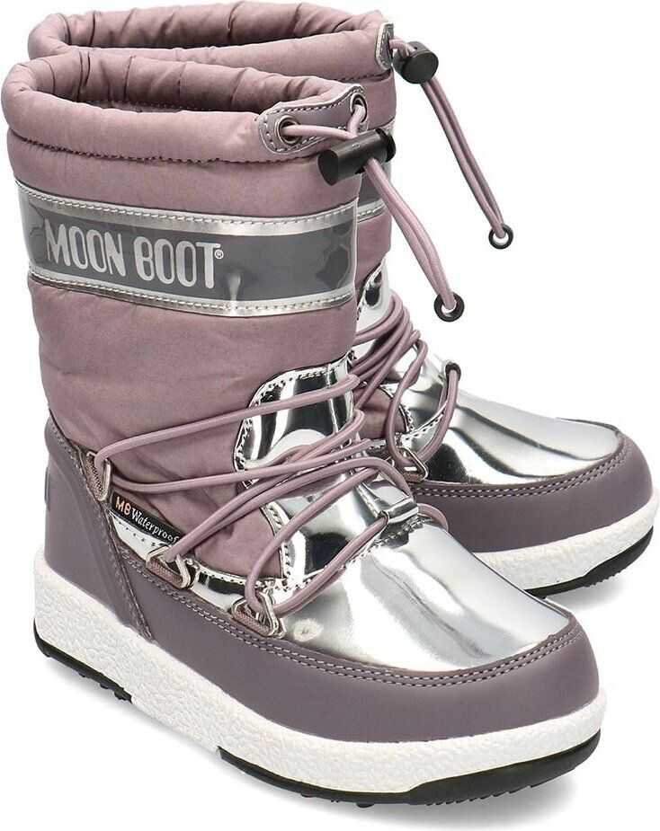 Cizma Moon Boot Junior Girl Soft WP Fioletowy