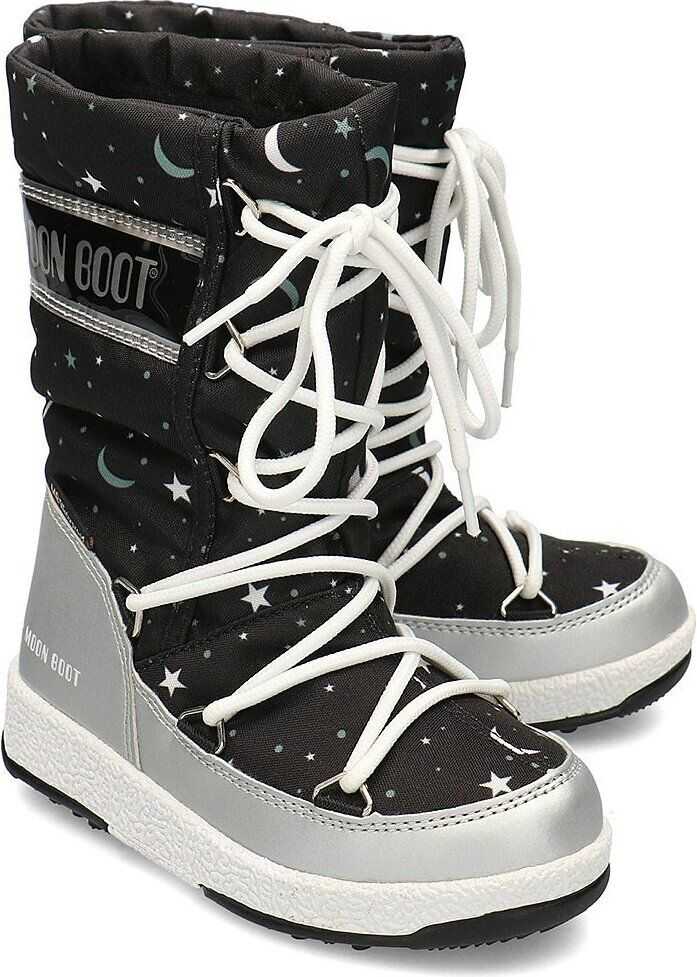 Cizma Moon Boot Junior Girlq Universe WP Czarny