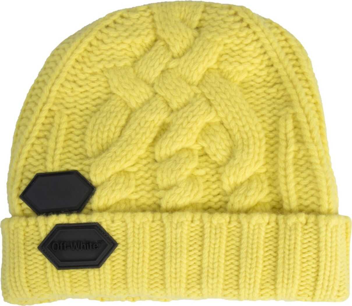 Off-White Knitted Hat YELLOW