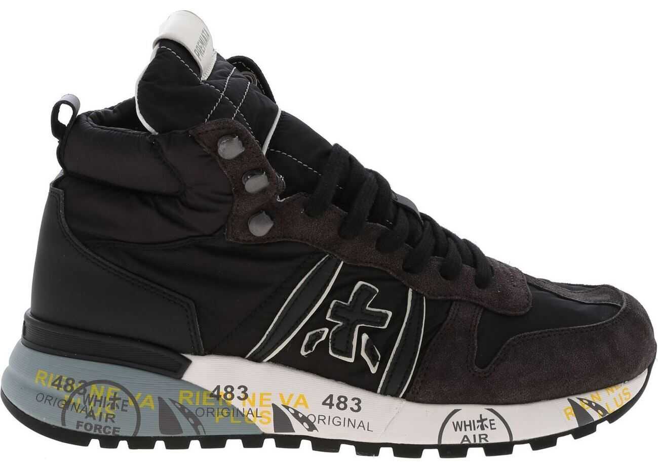 Premiata Jeff Sneakers In Black* Black