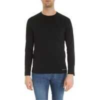 Bluze Long Sleeve T-Shirt In Black Barbati
