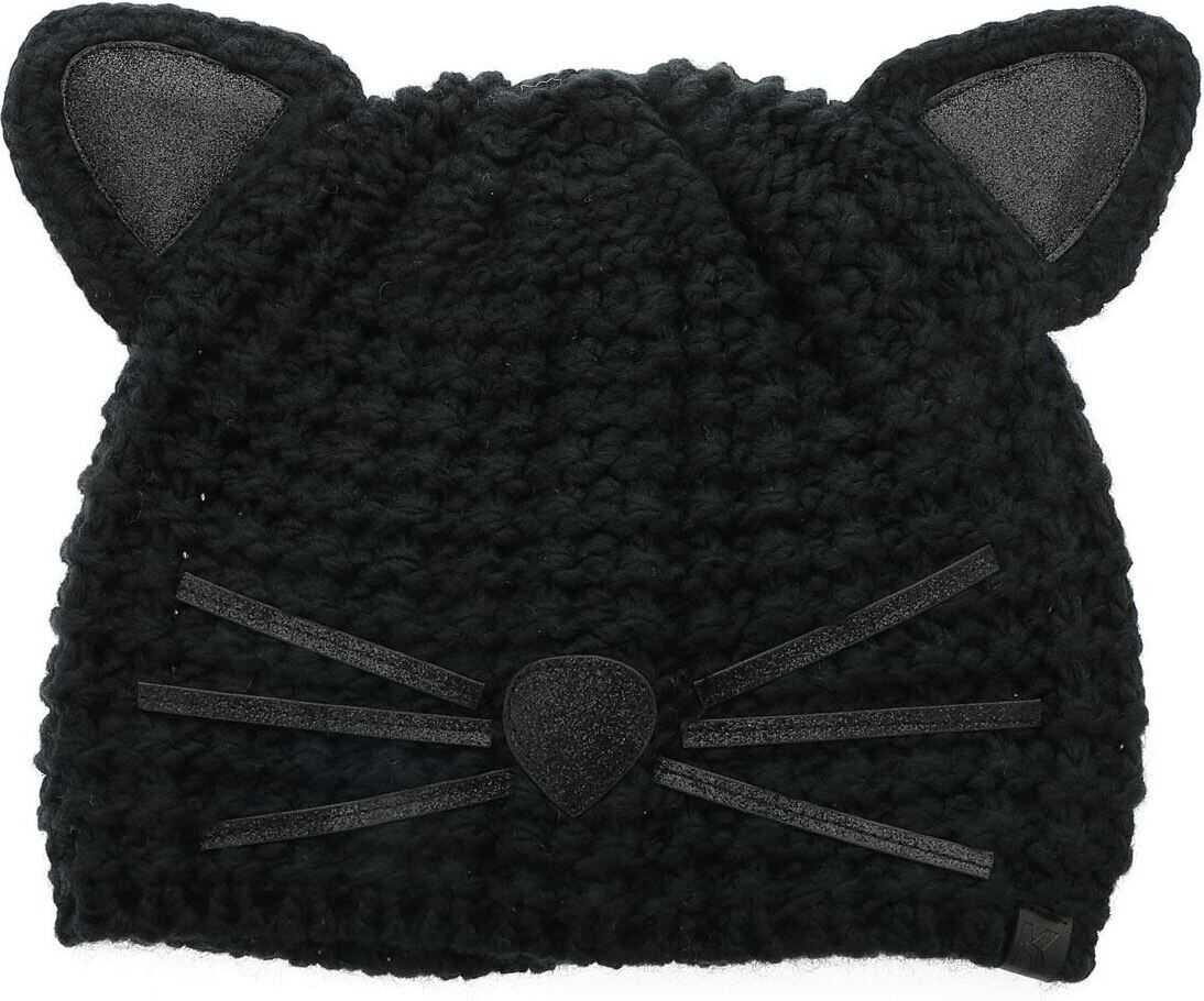 Karl Lagerfeld Luxury Choupette Hat In Black Black