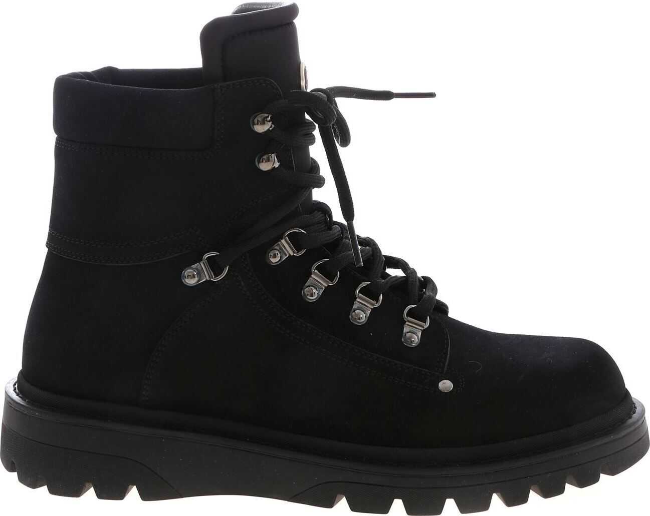 Moncler Egide Ankle Boots In Black Black