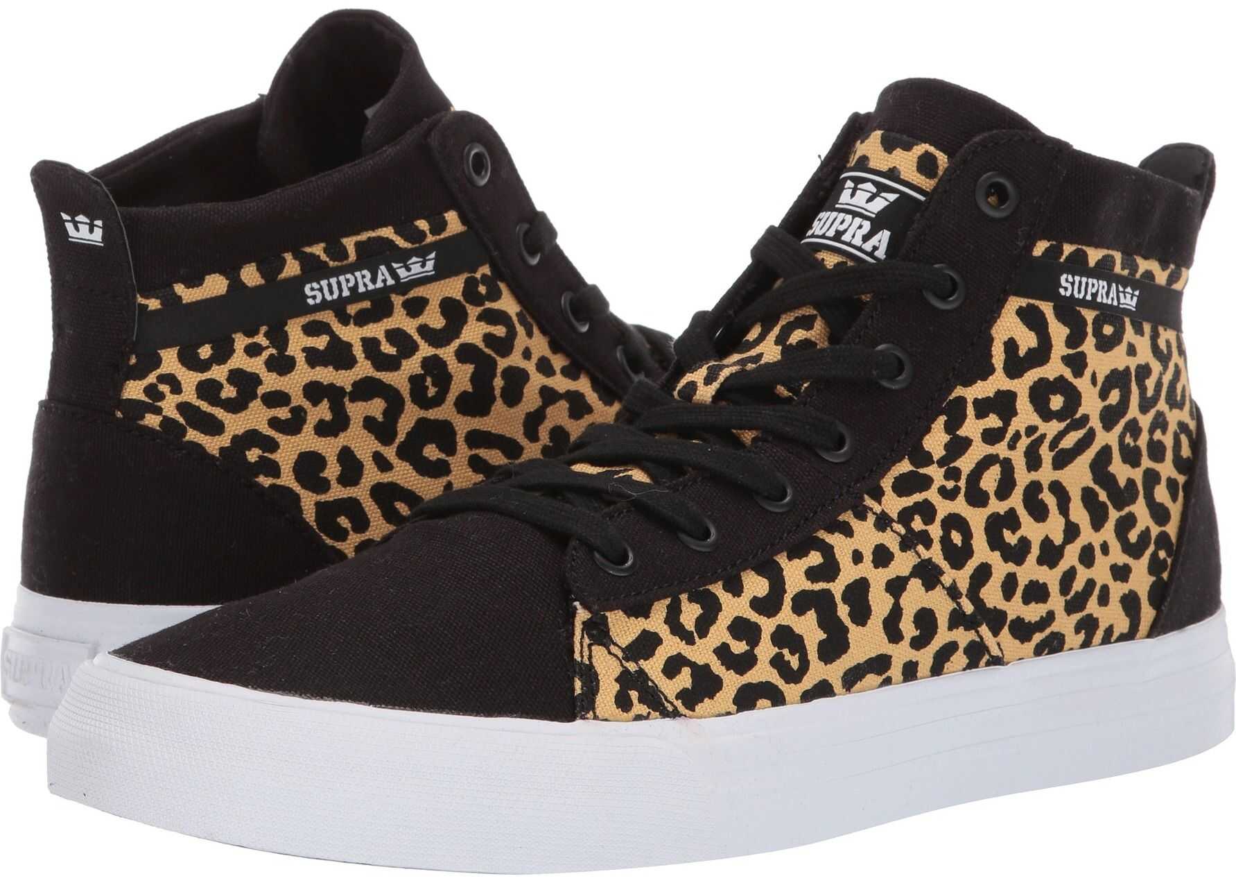 Supra Stacks Mid Animal/White