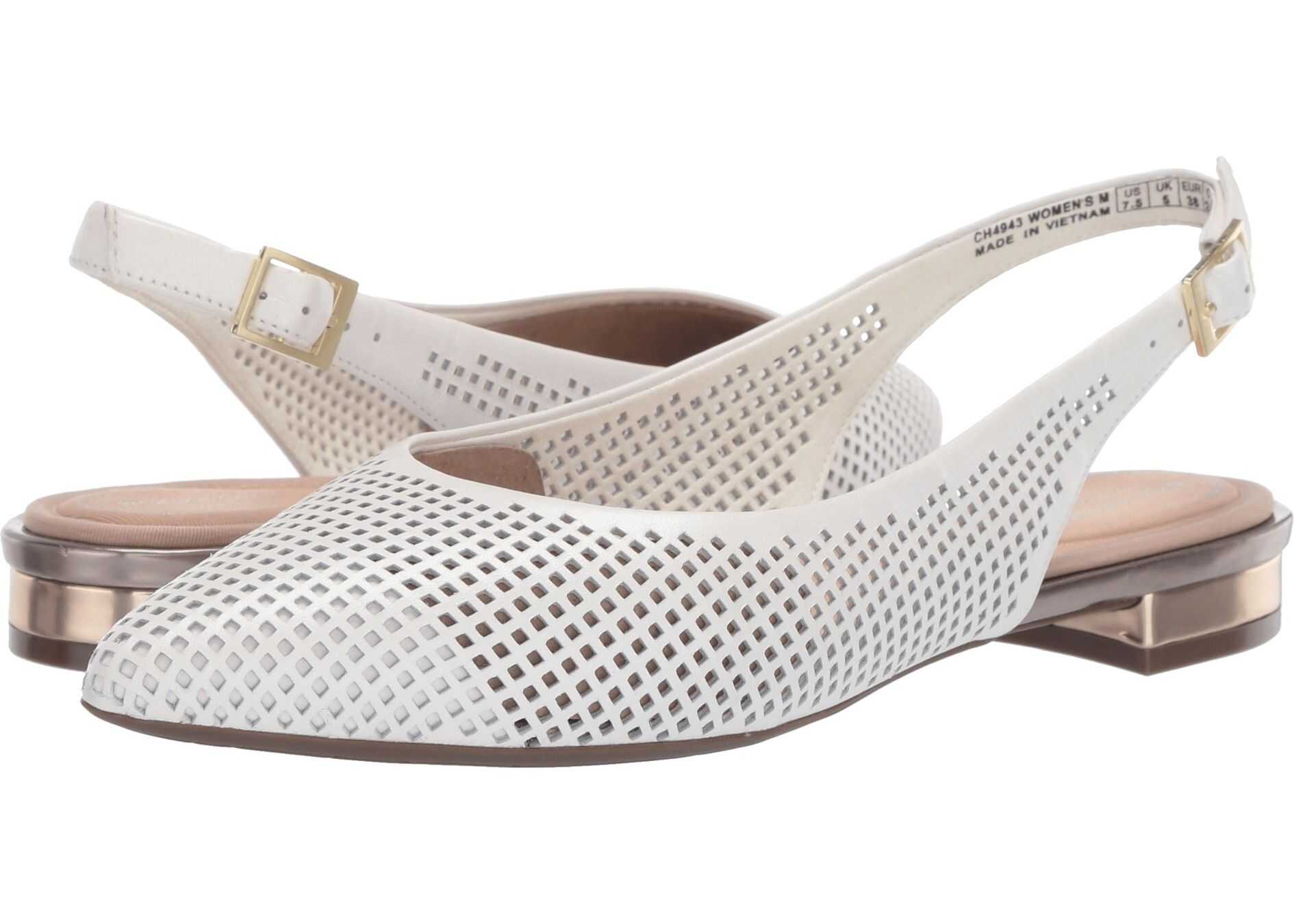 Balerin Rockport Total Motion Adelyn Perf Sling White