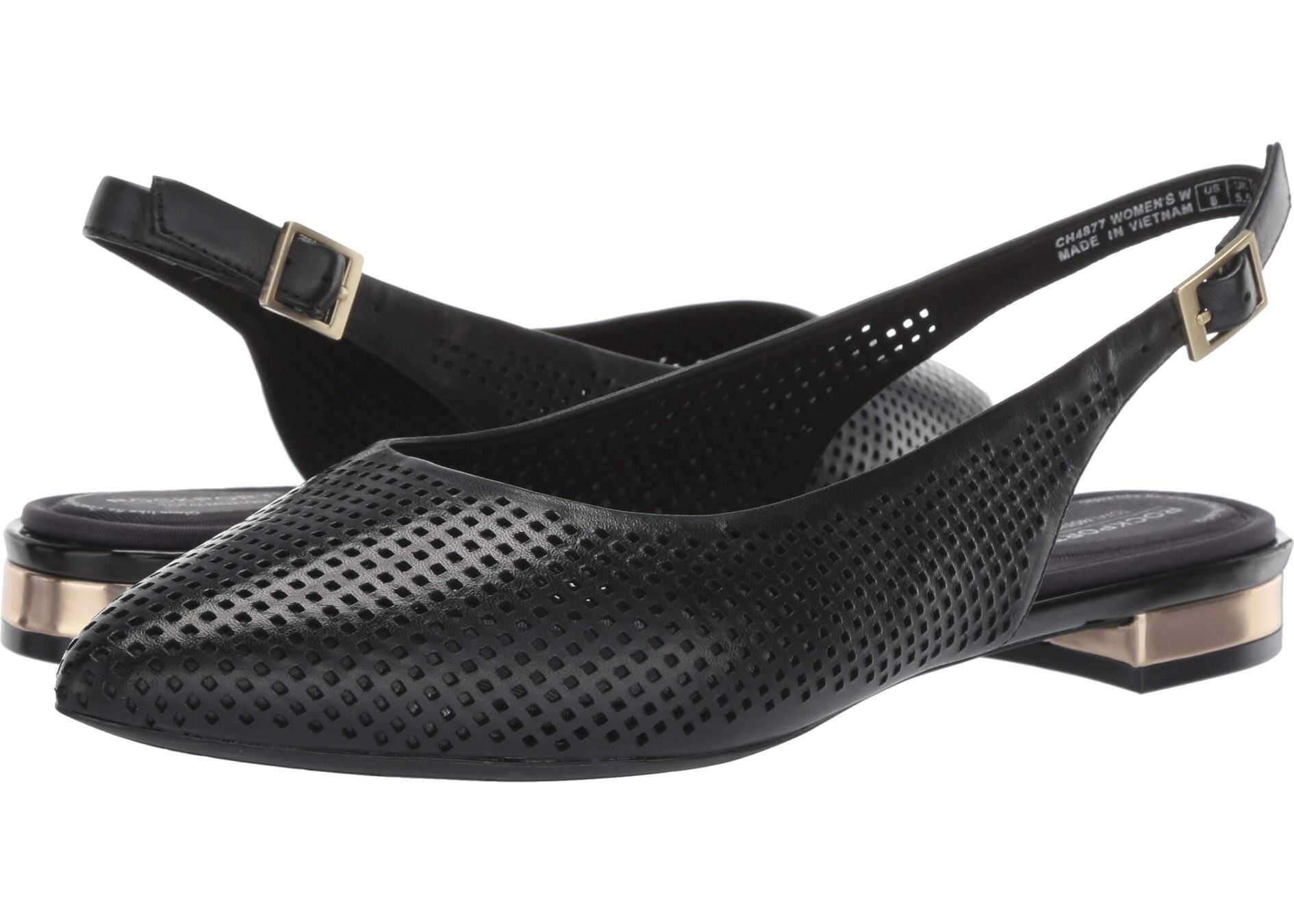 Balerin Rockport Total Motion Adelyn Perf Sling Black