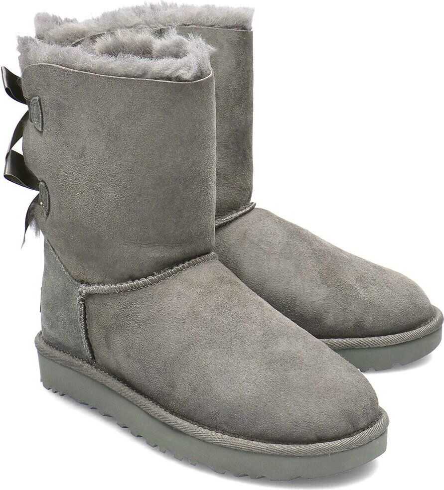Cizma UGG Bailey Bow Szary
